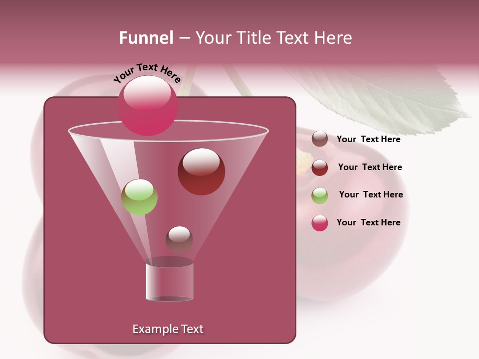 Health Leaf Colour PowerPoint Template