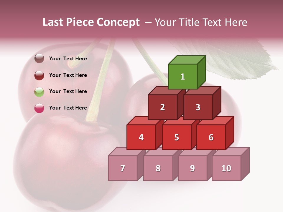 Health Leaf Colour PowerPoint Template