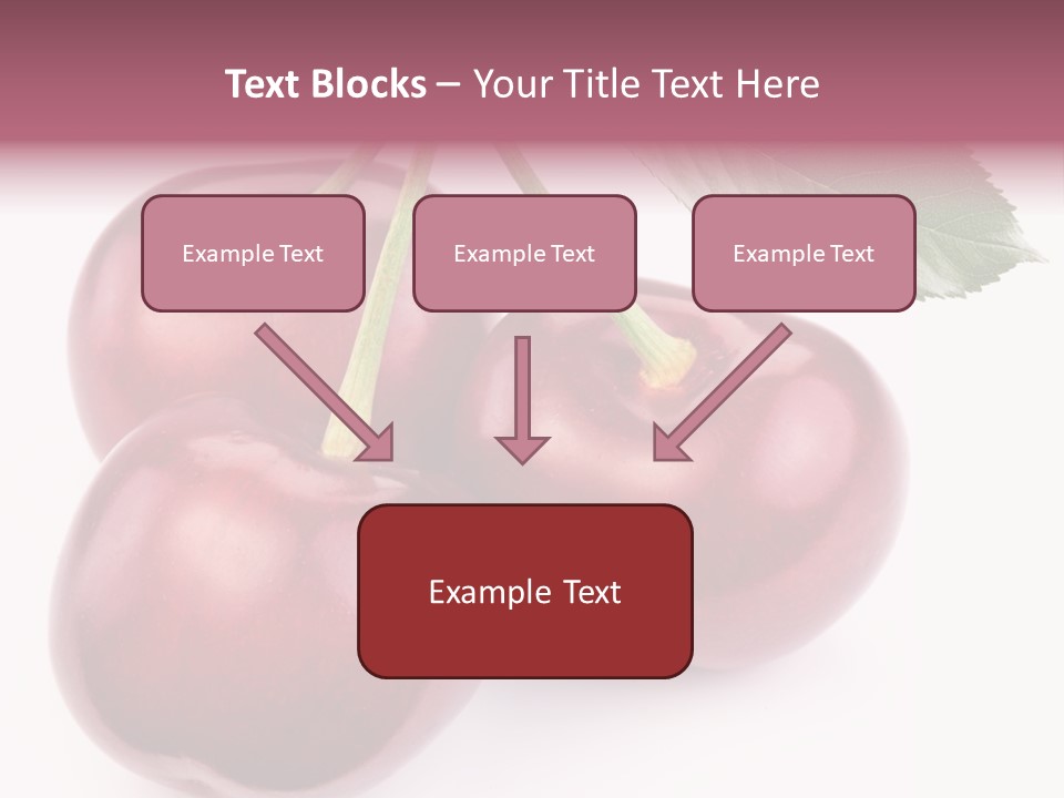 Health Leaf Colour PowerPoint Template