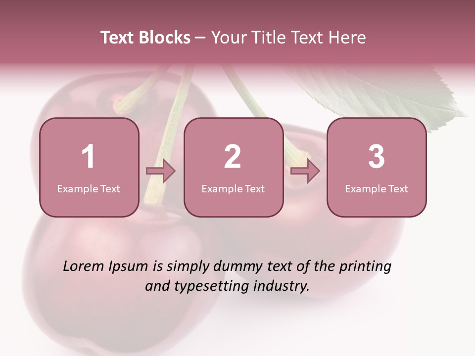 Health Leaf Colour PowerPoint Template