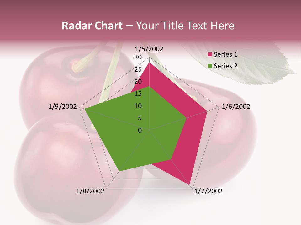 Health Leaf Colour PowerPoint Template