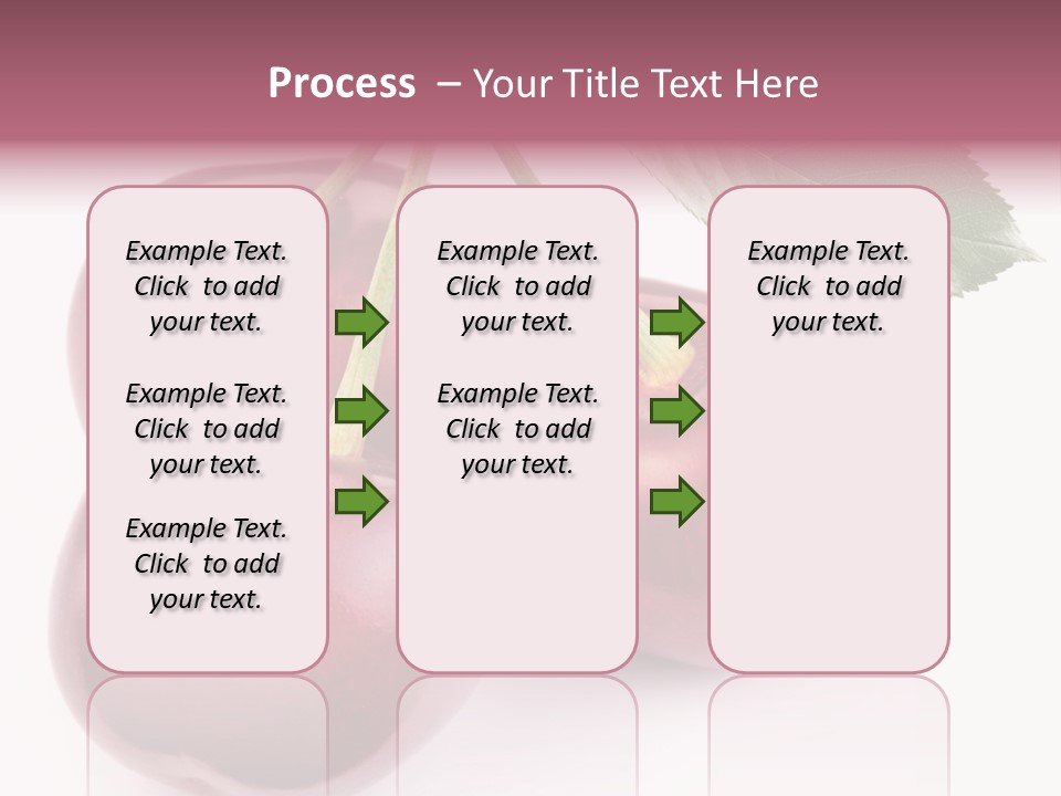 Health Leaf Colour PowerPoint Template