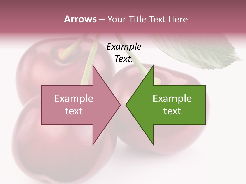 Health Leaf Colour PowerPoint Template