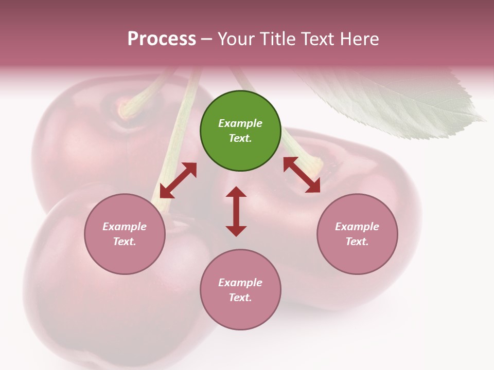 Health Leaf Colour PowerPoint Template