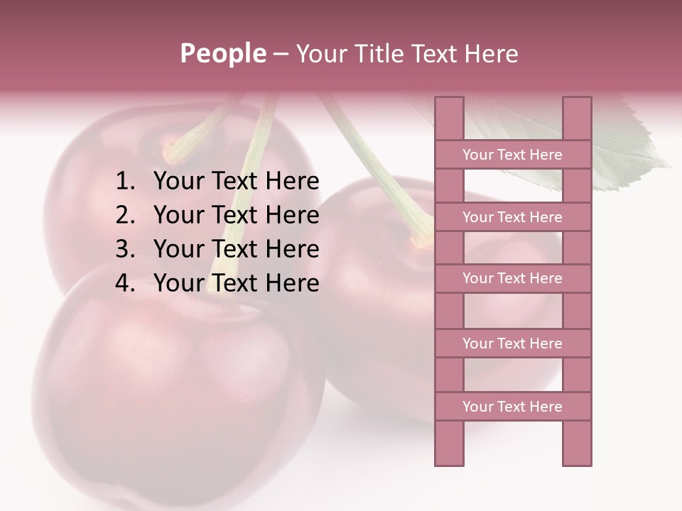 Health Leaf Colour PowerPoint Template