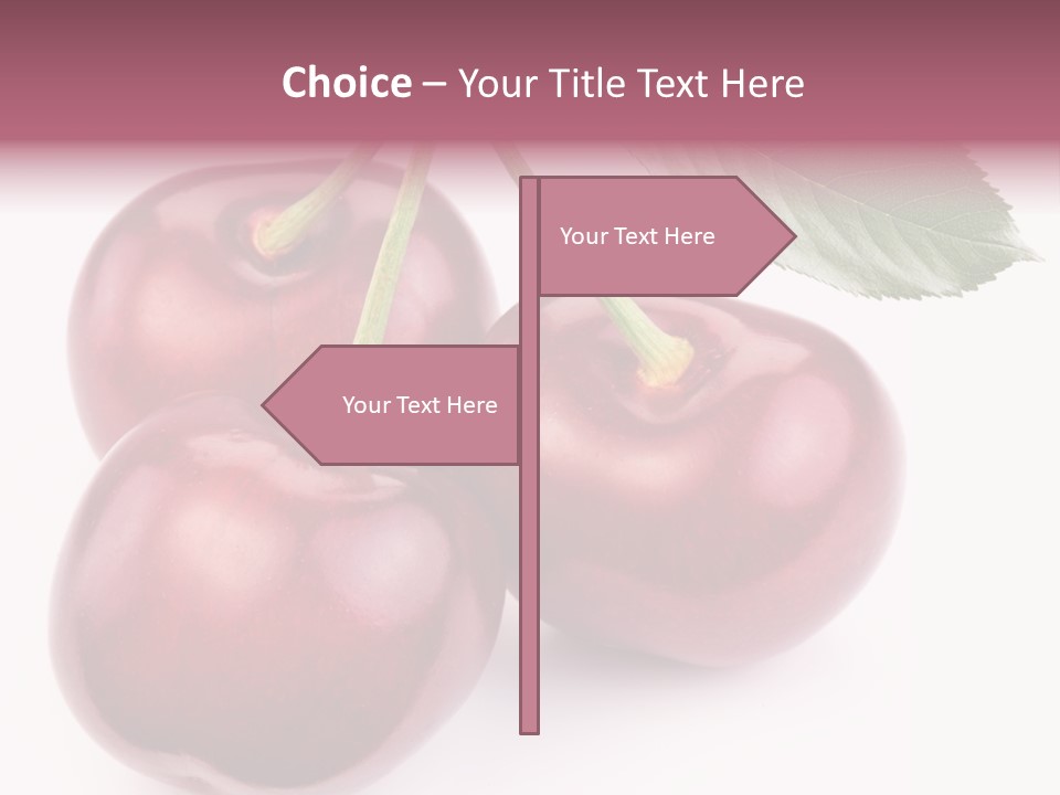 Health Leaf Colour PowerPoint Template