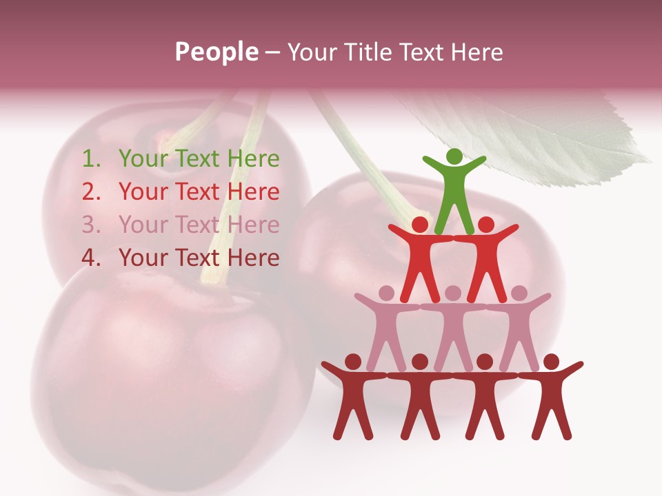 Health Leaf Colour PowerPoint Template