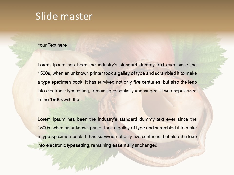 Tree Path Seed PowerPoint Template