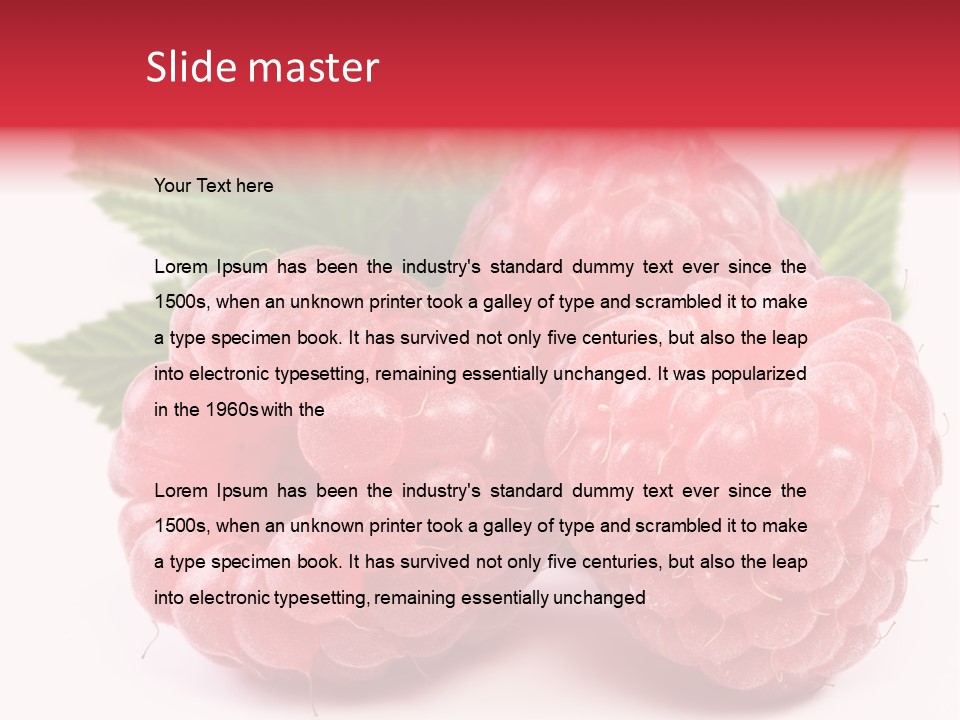 White Vegetarian Green PowerPoint Template