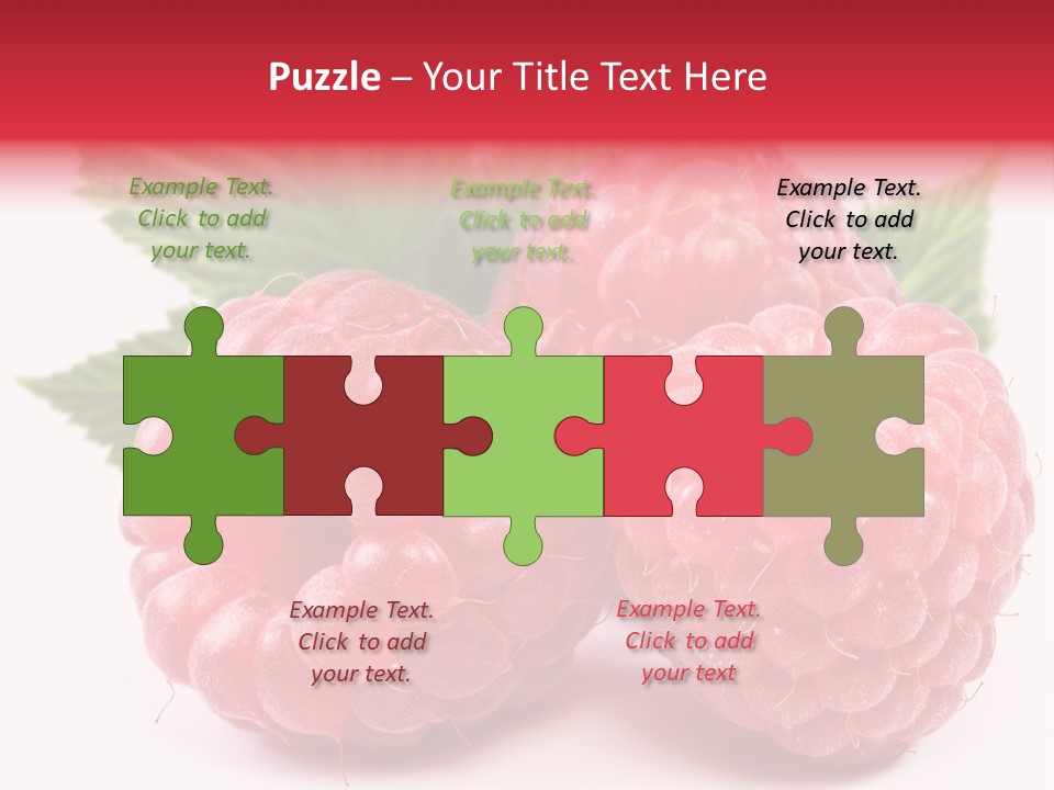 White Vegetarian Green PowerPoint Template