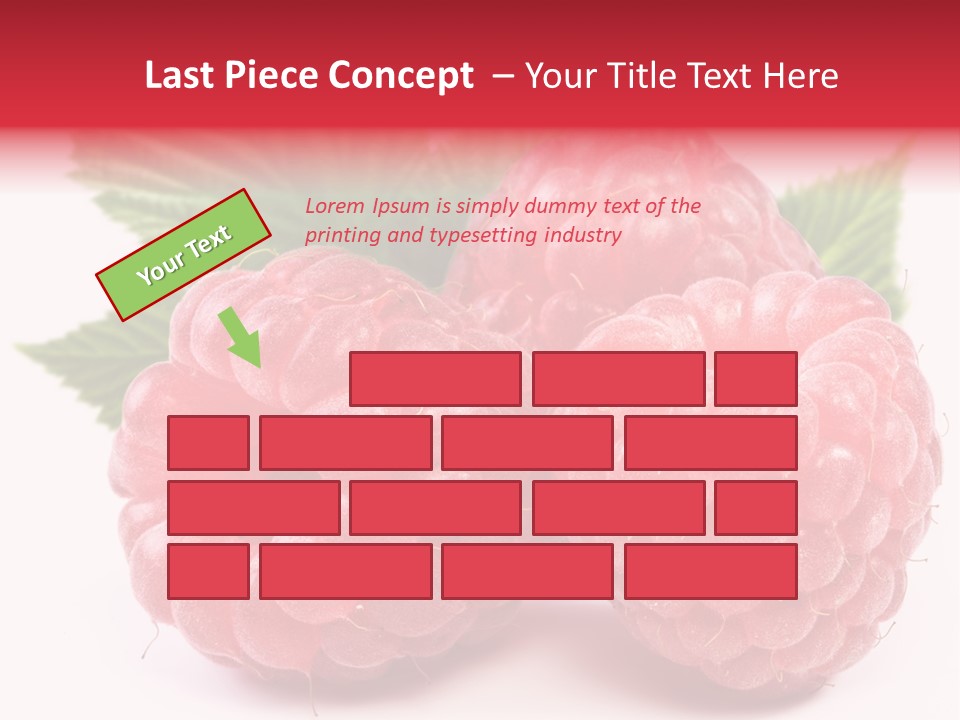 White Vegetarian Green PowerPoint Template