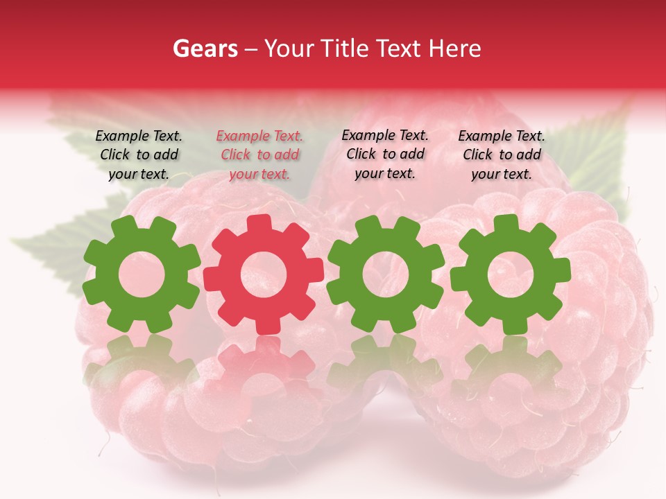 White Vegetarian Green PowerPoint Template