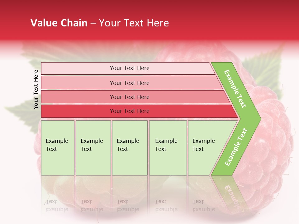 White Vegetarian Green PowerPoint Template