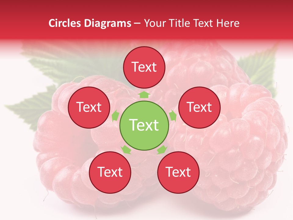 White Vegetarian Green PowerPoint Template