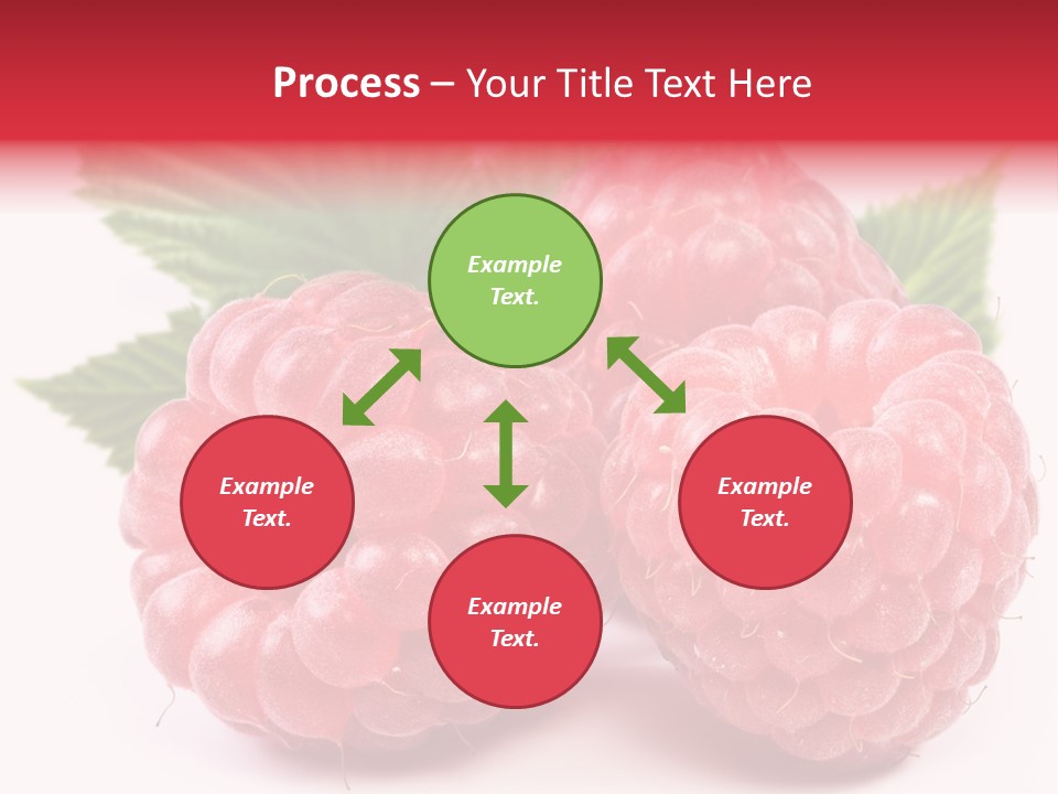 White Vegetarian Green PowerPoint Template