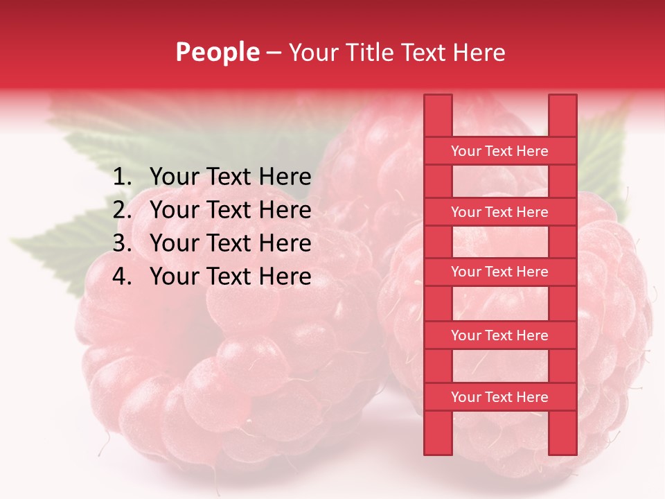 White Vegetarian Green PowerPoint Template