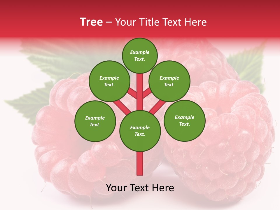 White Vegetarian Green PowerPoint Template