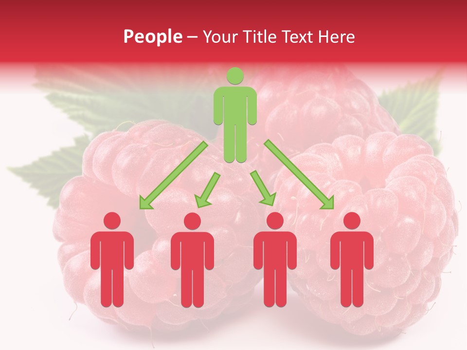 White Vegetarian Green PowerPoint Template