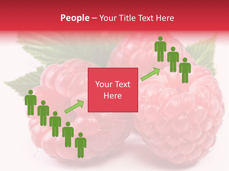 White Vegetarian Green PowerPoint Template