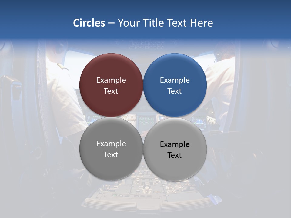 Cockpit Pilot Boeing PowerPoint Template
