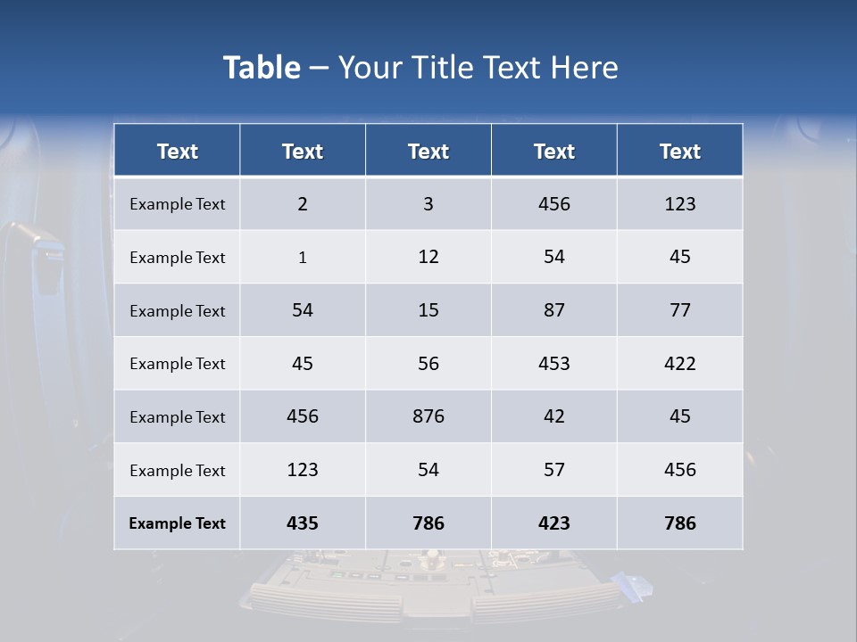 Cockpit Pilot Boeing PowerPoint Template