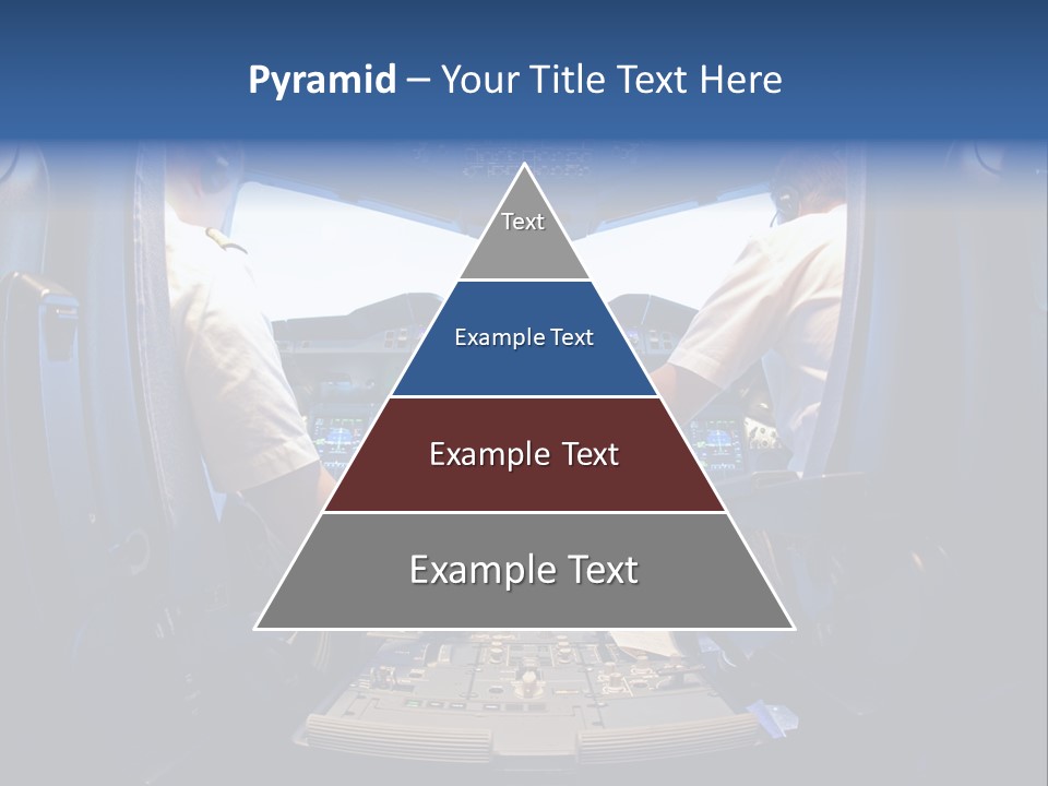 Cockpit Pilot Boeing PowerPoint Template
