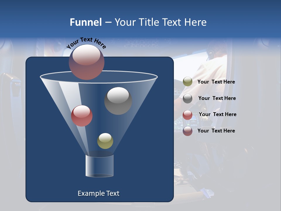 Cockpit Pilot Boeing PowerPoint Template
