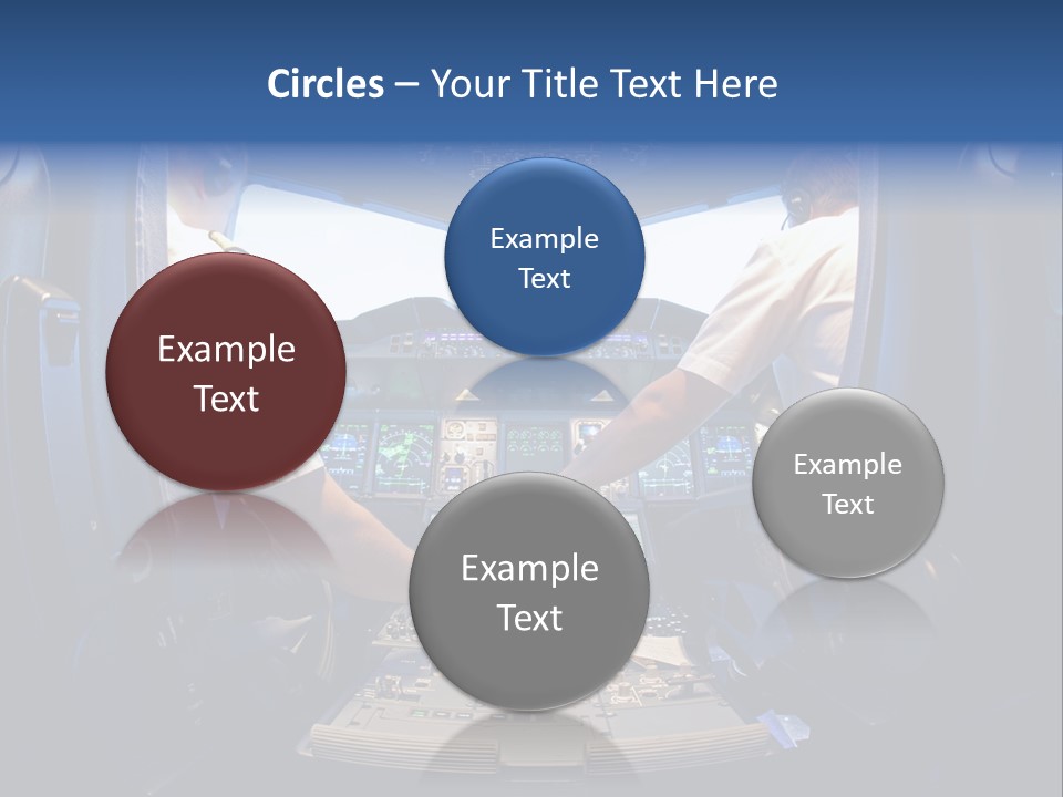 Cockpit Pilot Boeing PowerPoint Template