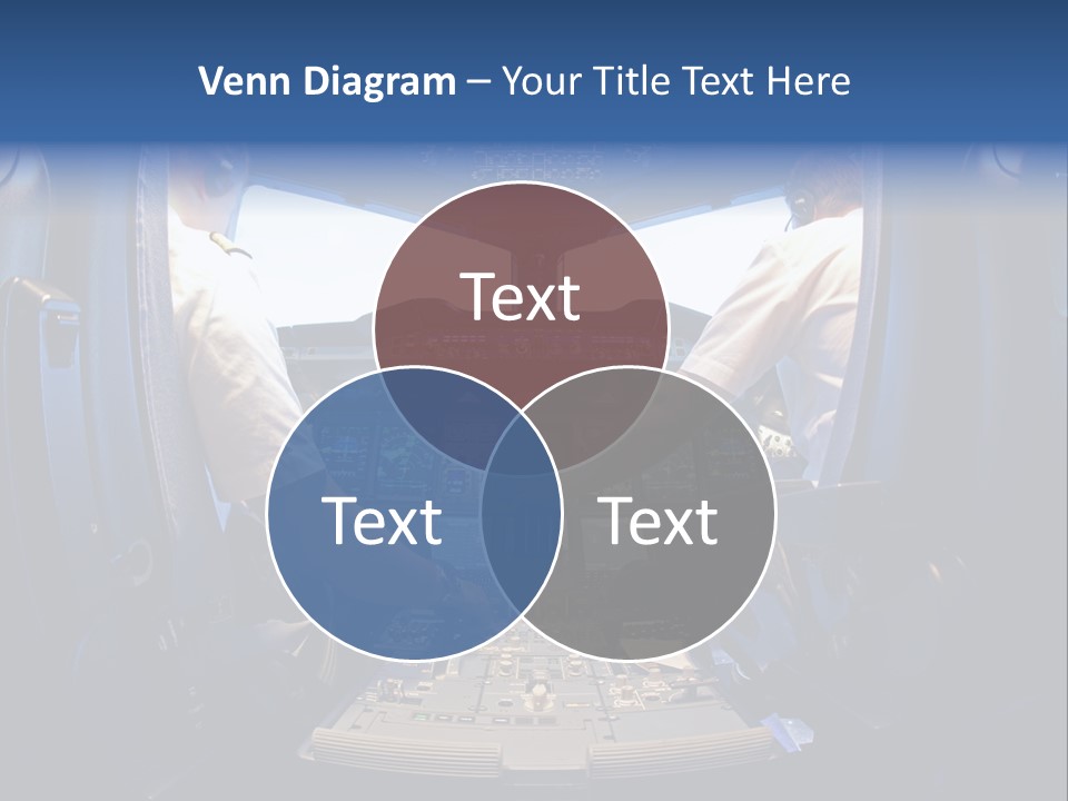 Cockpit Pilot Boeing PowerPoint Template