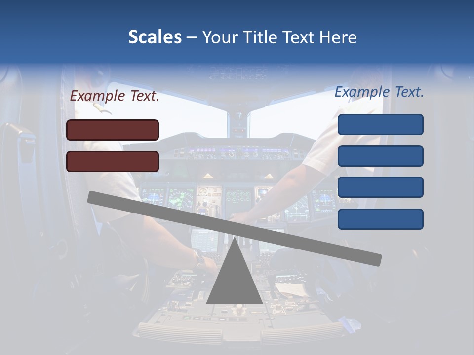 Cockpit Pilot Boeing PowerPoint Template