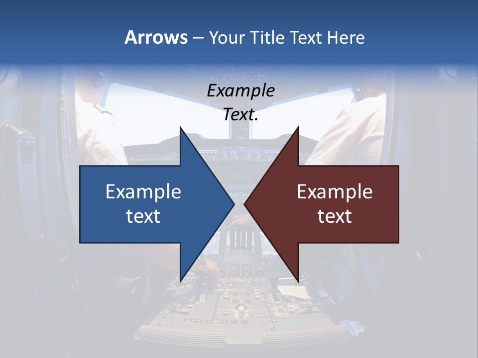 Cockpit Pilot Boeing PowerPoint Template