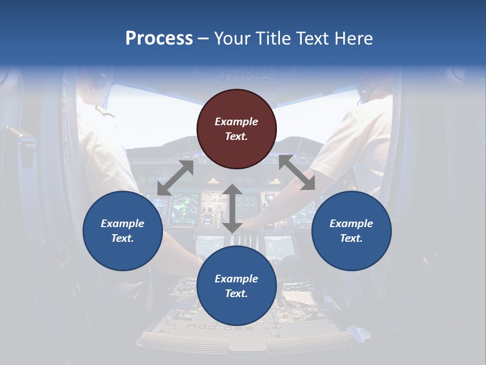 Cockpit Pilot Boeing PowerPoint Template