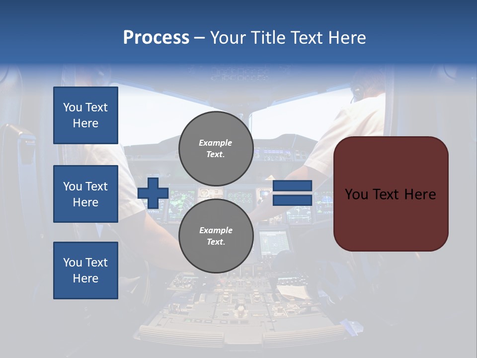 Cockpit Pilot Boeing PowerPoint Template
