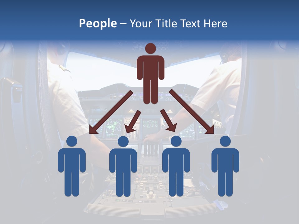 Cockpit Pilot Boeing PowerPoint Template