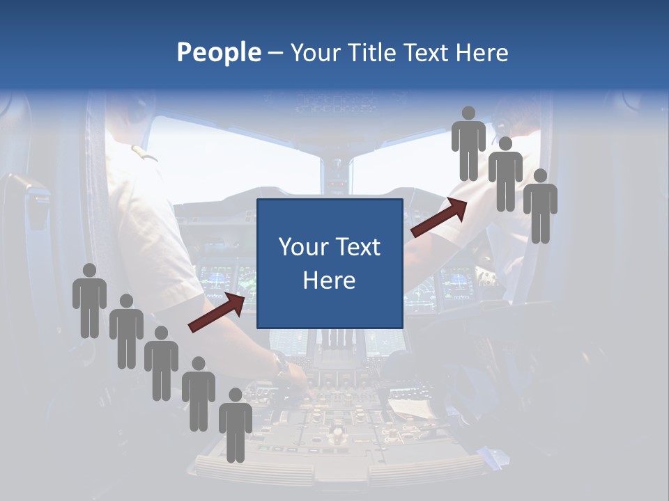 Cockpit Pilot Boeing PowerPoint Template