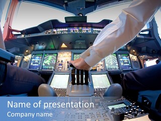 Boeing Fly Technology PowerPoint Template