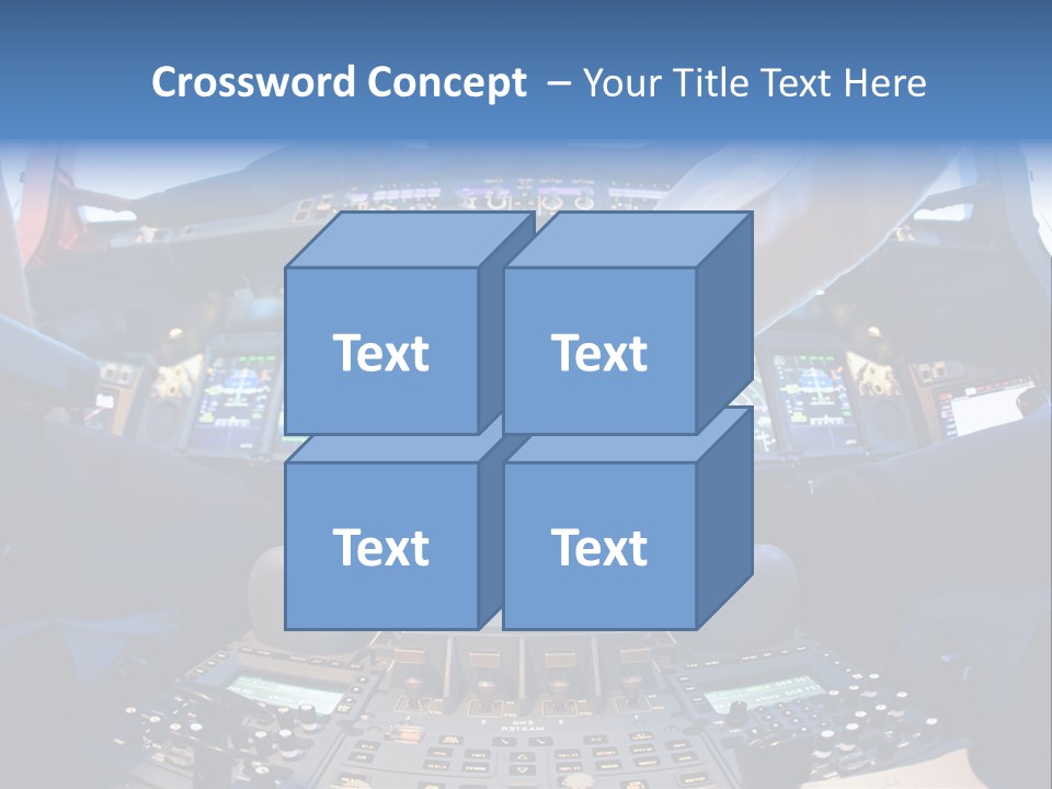 Boeing Fly Technology PowerPoint Template