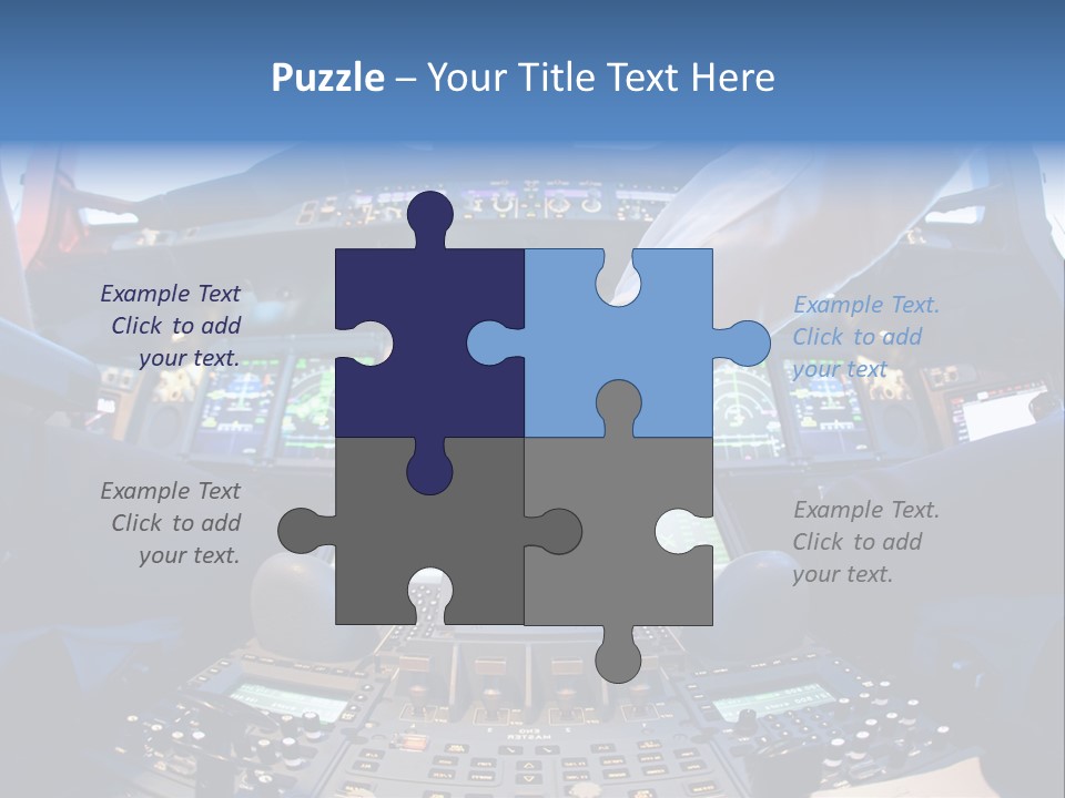 Boeing Fly Technology PowerPoint Template