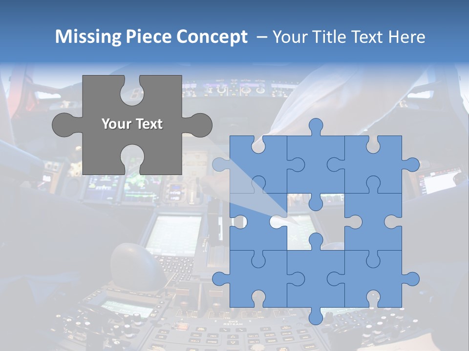 Boeing Fly Technology PowerPoint Template