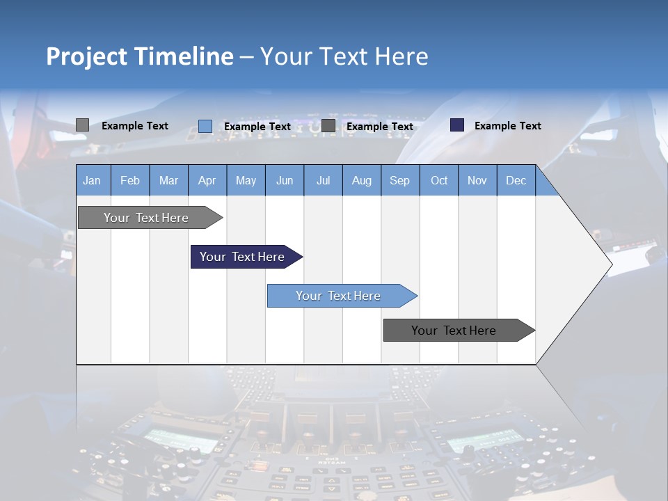 Boeing Fly Technology PowerPoint Template
