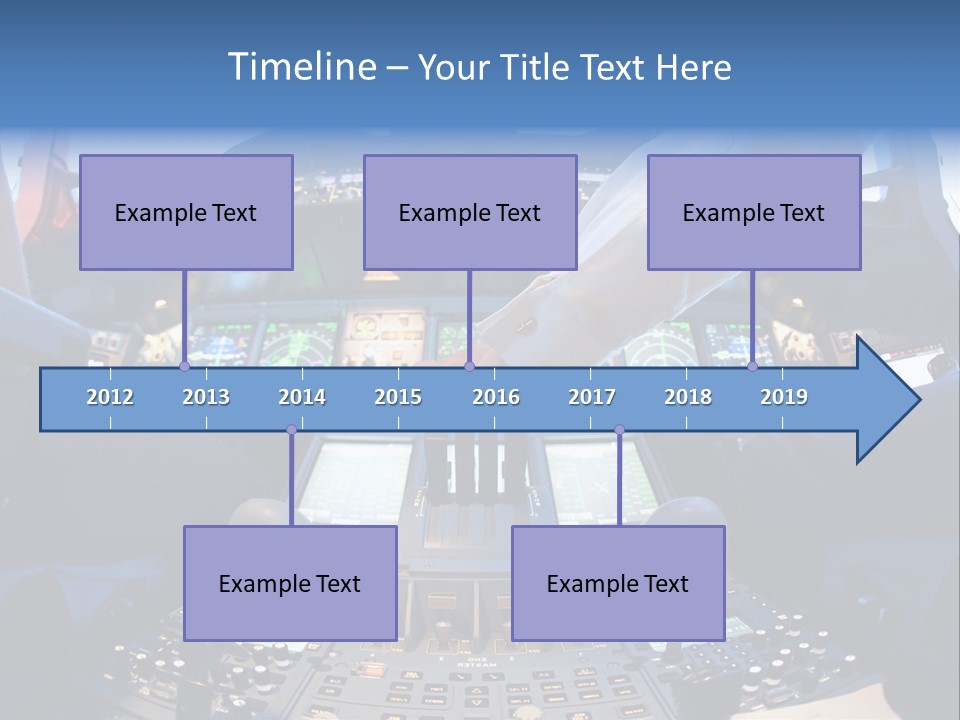 Boeing Fly Technology PowerPoint Template