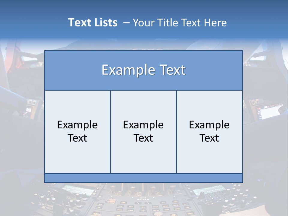 Boeing Fly Technology PowerPoint Template