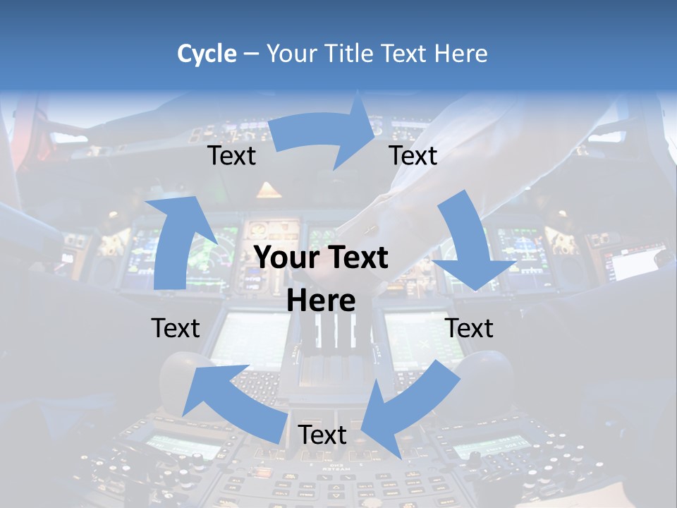 Boeing Fly Technology PowerPoint Template