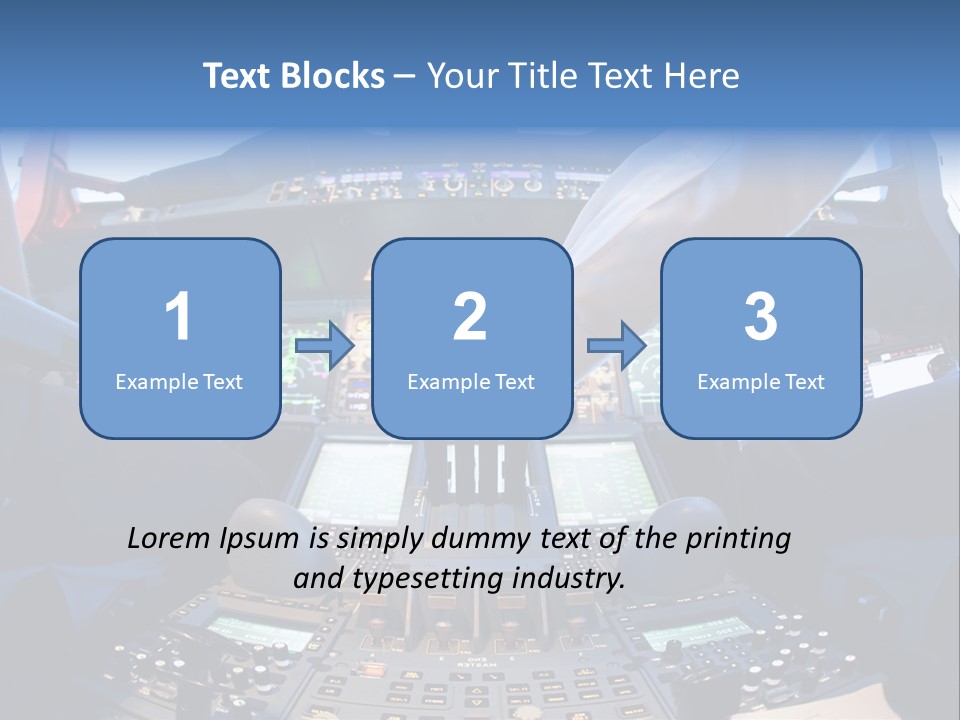 Boeing Fly Technology PowerPoint Template