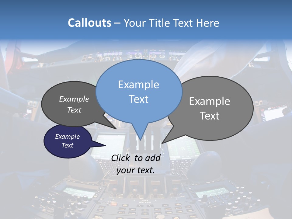 Boeing Fly Technology PowerPoint Template