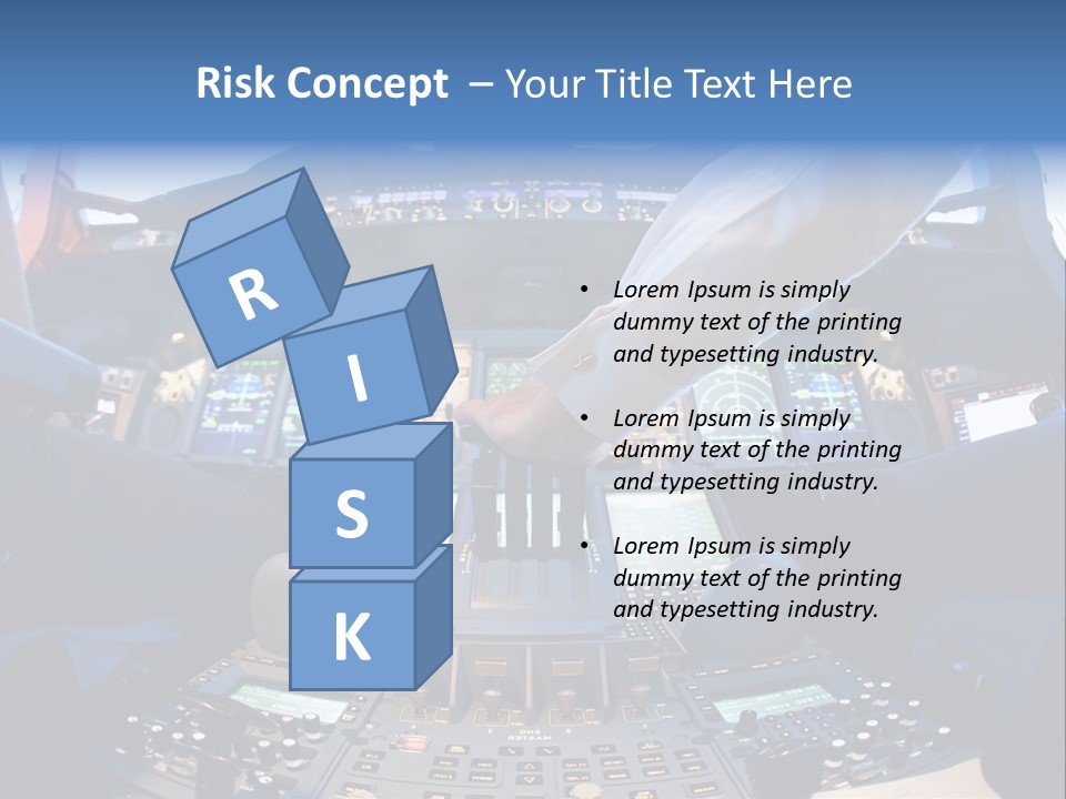 Boeing Fly Technology PowerPoint Template