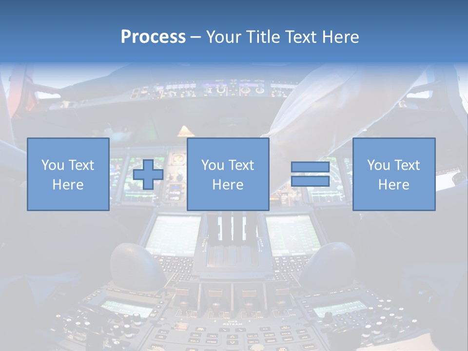 Boeing Fly Technology PowerPoint Template
