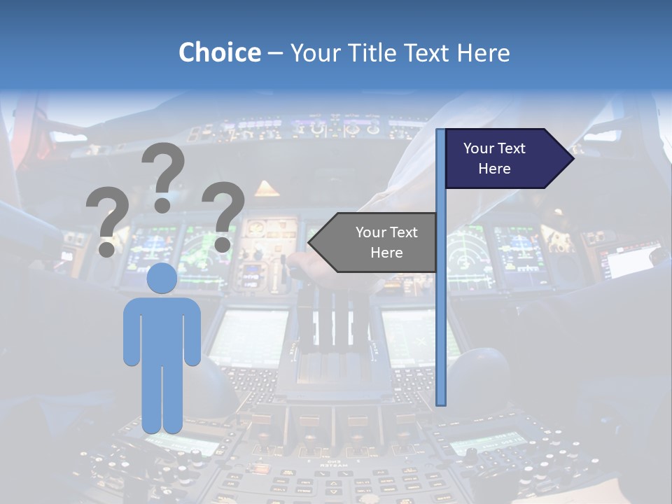 Boeing Fly Technology PowerPoint Template