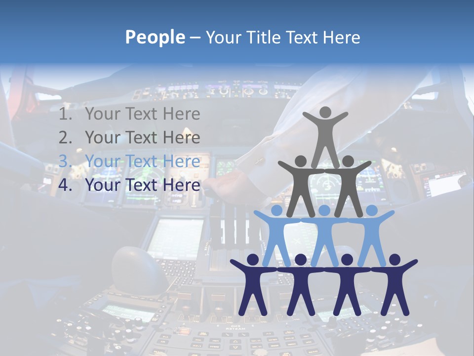Boeing Fly Technology PowerPoint Template