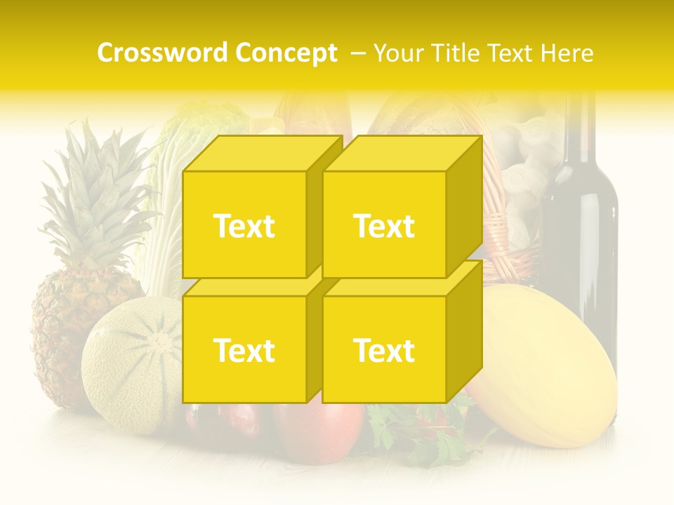Spice Fresh Grocery PowerPoint Template